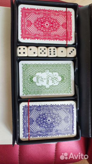 Набор карточных игр канаста бридж ГДР Германия