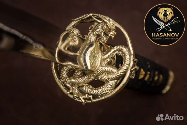 Обувная ложка Катана Дракон