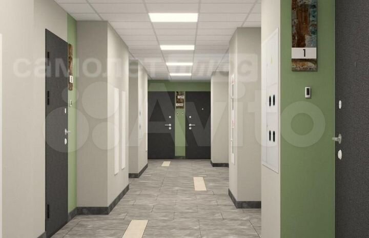 1-к. квартира, 43,3 м², 6/17 эт.