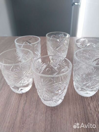 Рюмки хрустальные