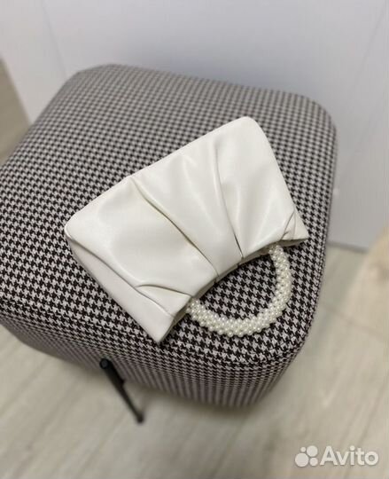 Сумка белая свадебная