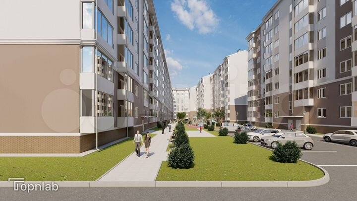 2-к. квартира, 60,2 м², 7/8 эт.
