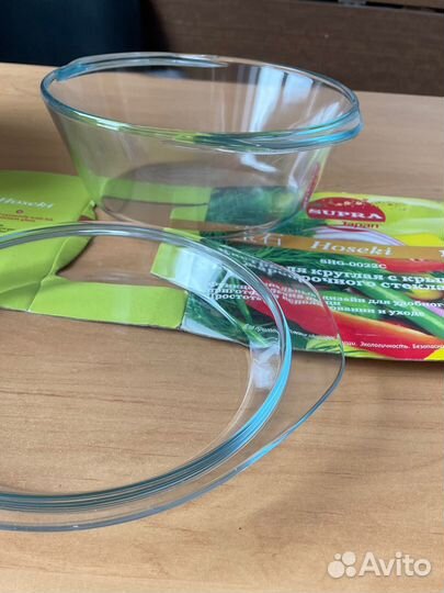 Кастрюля из жаропрочного стекла