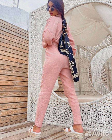 Муслиновый костюм женский