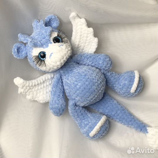 Дракон, динозавр игрушка ручной работы