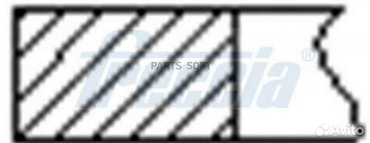 Freccia FR10-212700 Комплект поршневых колец на 1