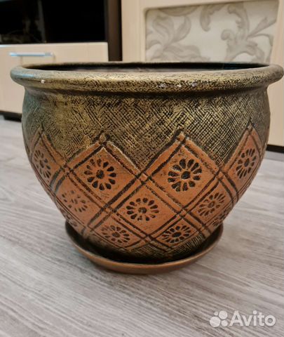 Горшок для цветов напольный