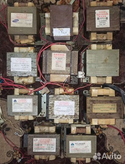 Трансформаторы от свч разные