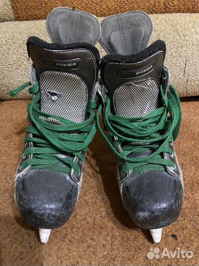 Хоккейные коньки бауэр