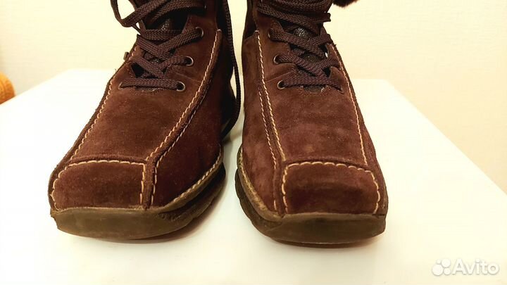 Ботинки зимние женские замшевые 36