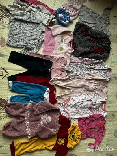 Пакет вещей для девочки 74 размер