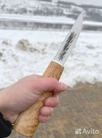 Нож якутский охотничий