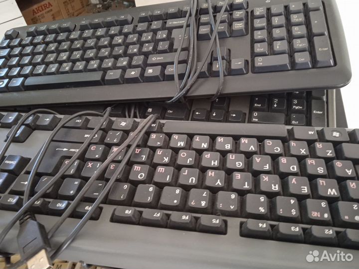 Клавиатуры USB/10 штук/ одним лотом