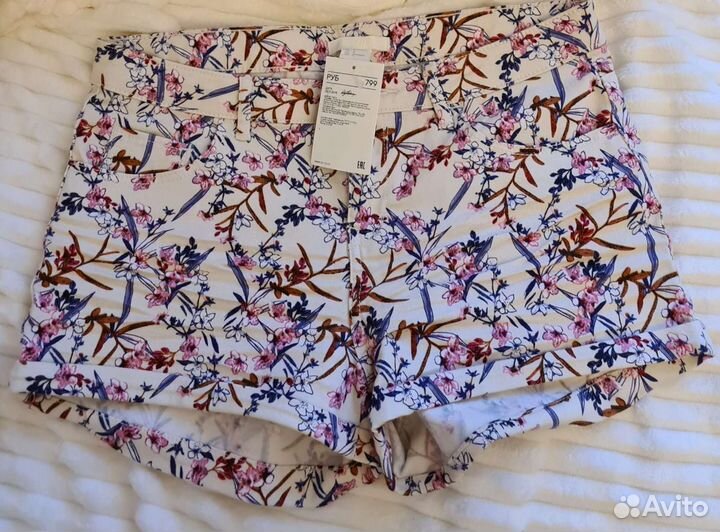 Новые женские шорты H&M, р.34 (российский 40)