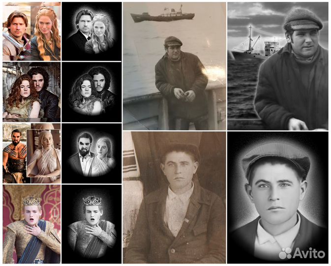 Ретушь фотографий на памятник