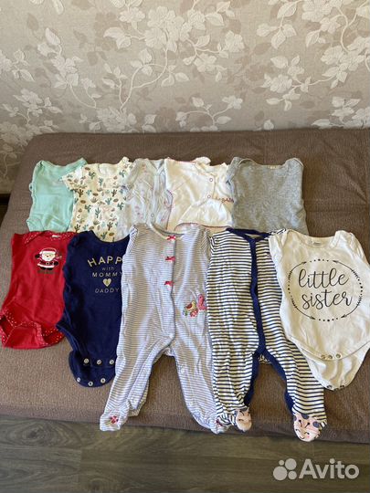 Вещи на девочку от 0+ до 12 мес