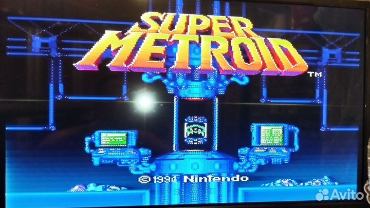 Игра super metroid на snes (pal-версия)