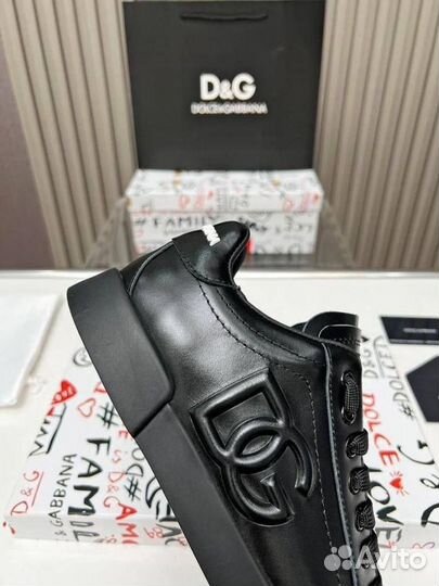 Кеды мужские кожаные Dolce Gabbana D&G 39-45