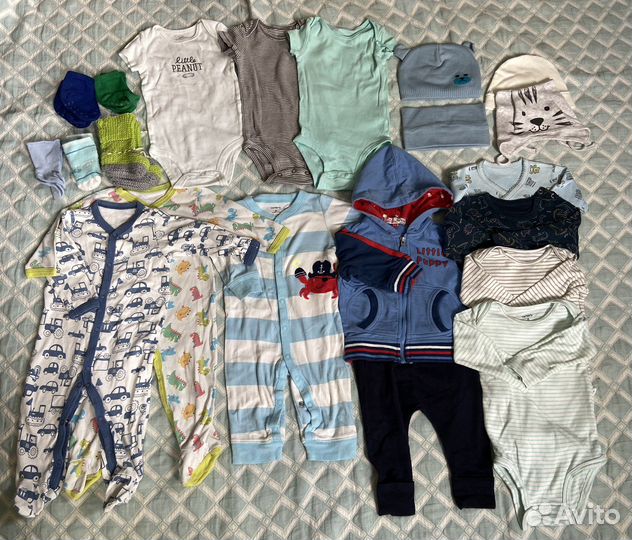 Вещи пакетом на 3-6 месяцев