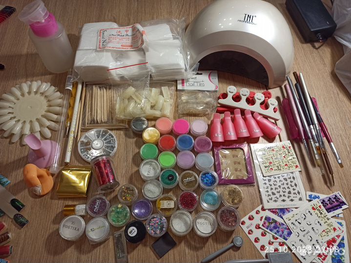 Лампа led 48 вт, набор для маникюра