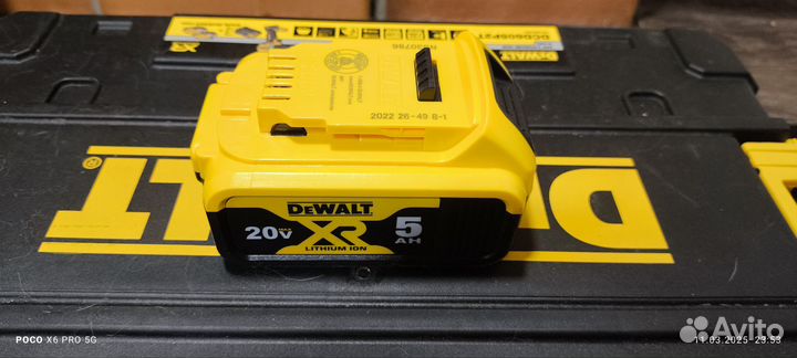 Аккумулятор Dewalt 18v 5ah