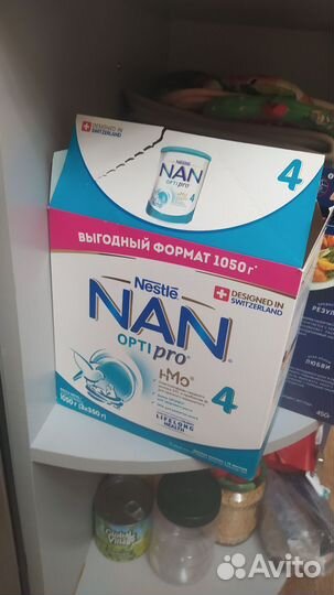 Детское питание смесь nan 4