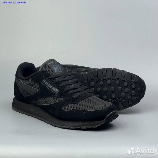 Кроссовки Reebok Classic Black (Арт.67312)