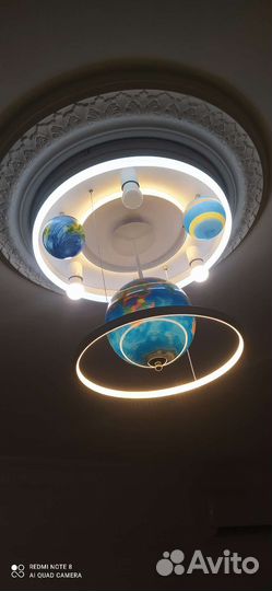 Люстра планета
