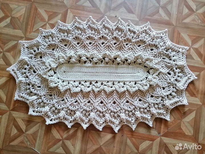 Ковер вязанный