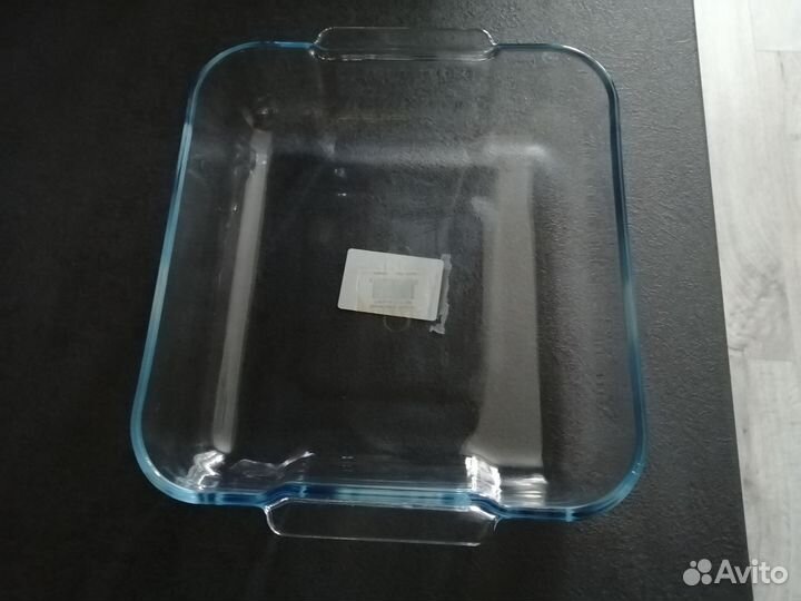 Форма для духовки, Франция. Стекло, 2л, 25*21*6см