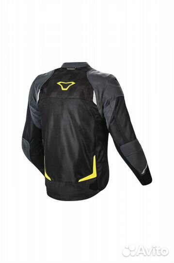 Motorradjacke Macna Orcano Night Eye Fluo Gelb Желтый