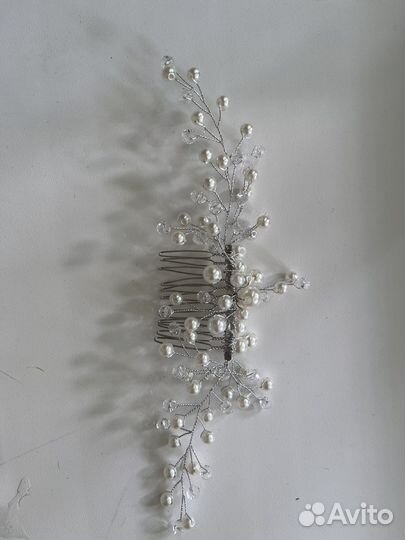 Аксессуар на волос жемчуг