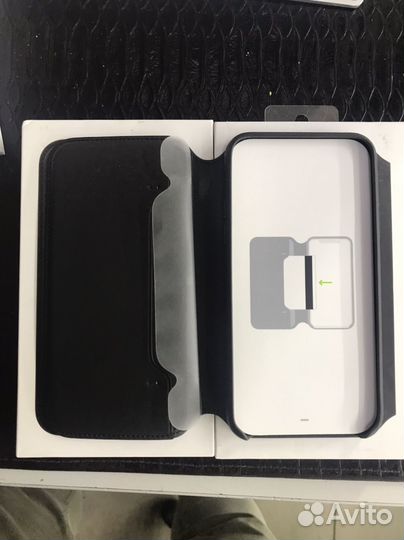 Чехол на iPhone xs leather folio