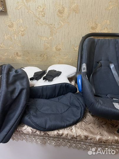 Детское автокресло anex с адаптерами от 0 до 13 кг