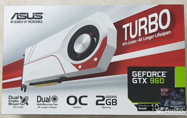 Видеокарта gtx 960 OC turbo
