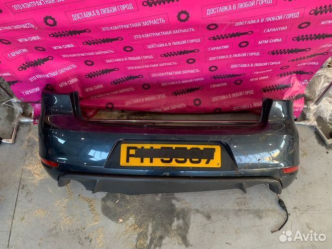 Бампер задний Volkswagen Golf GTI VI Синий