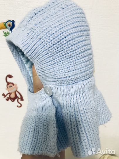 Шапочки зима, демисезон 42, 44 р в идеале