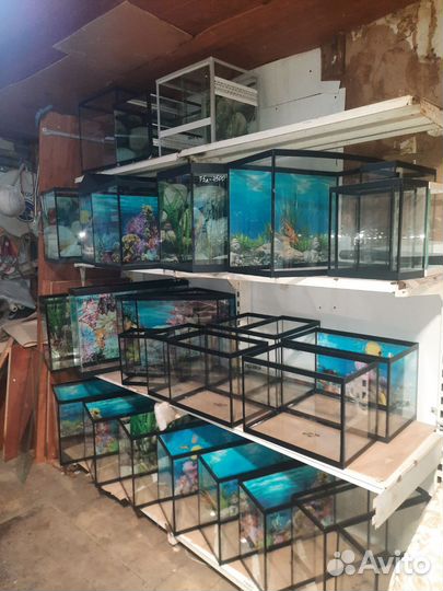 Аквариумы, крышки, тумбы в наличии и под заказ