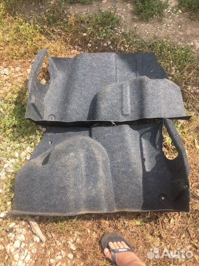 Renault symbol обшивка багажника