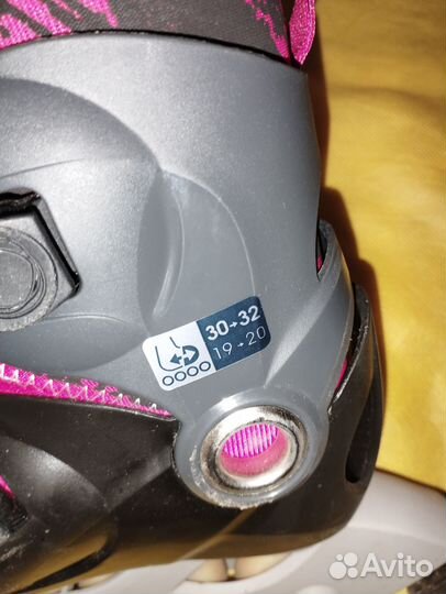 Роликовые коньки, раздвижные, 30-32р