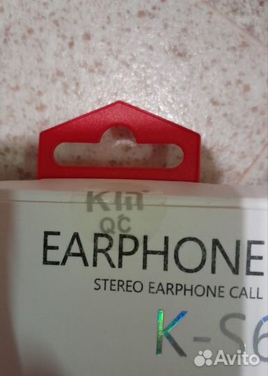 Наушники earphone k-s6