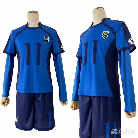 Новый костюм для косплея из аниме Blue Lock Isagi