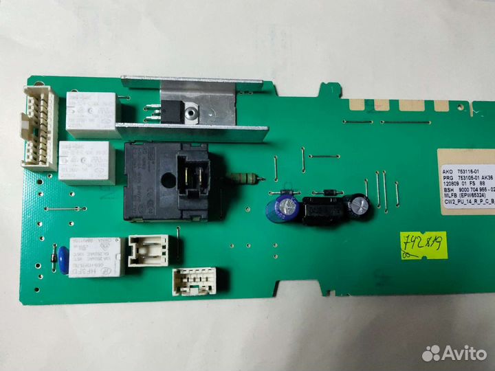 Модуль 00742819 на стиральную машину Bosch