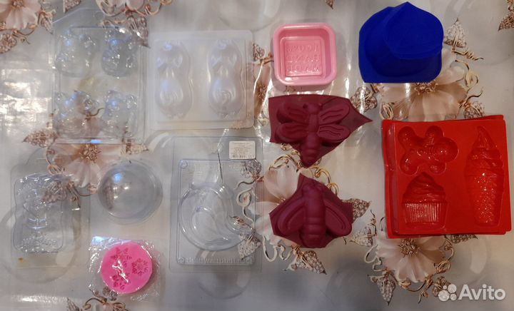 Формочки для мыла,свечей,шоколада,кексов и т.д