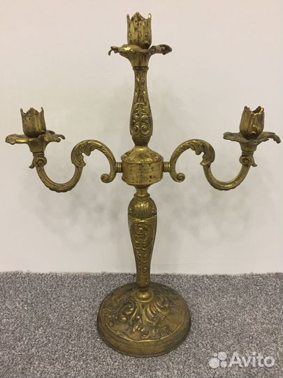 Подсвечники и канделябры бронза