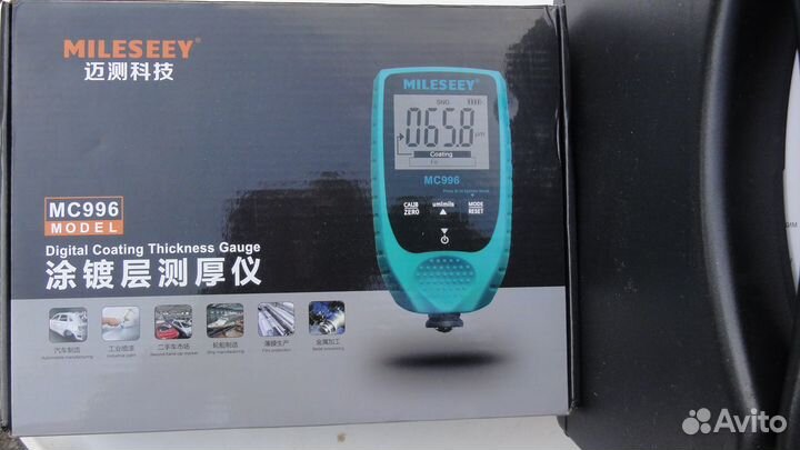 Толщиномер mileseey мс 996