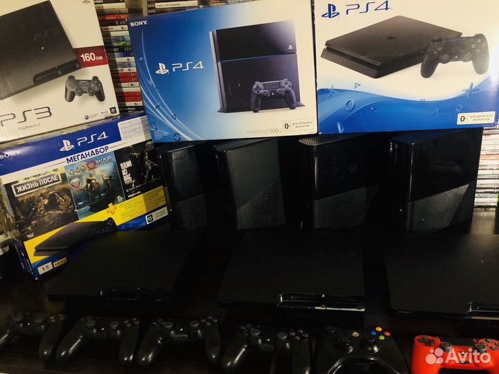 Игровые Приставки Sony Playstation Xbox