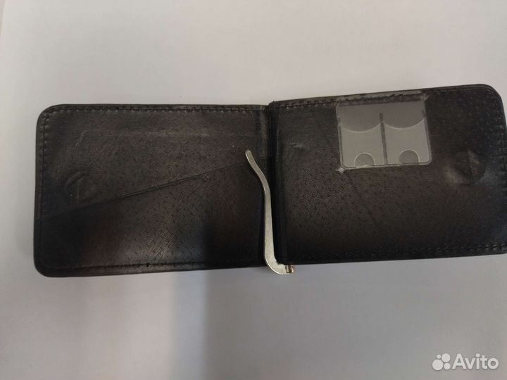 Зажим для денег кожа