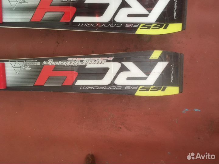 Горные лыжи слаломные Fisher ботинки Lange