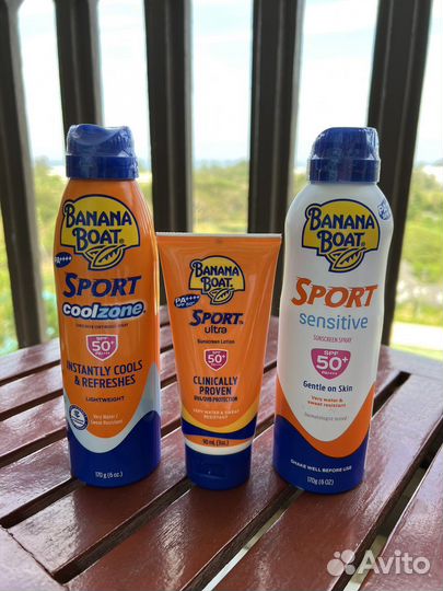 Солнцезащитный крем и спрей spf 50 Banana boat